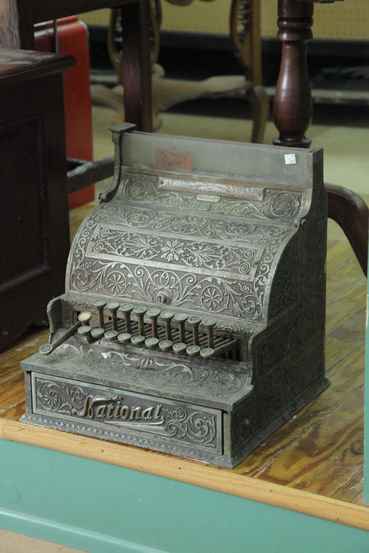 Appraisal: NATIONAL CASH REGISTER S N Brass with embossed case and