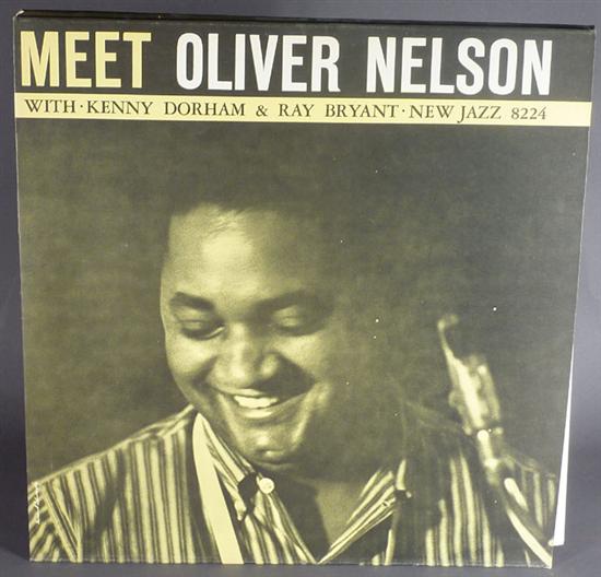 Appraisal: Oliver Nelson LPs New Jazz Prestige with yellow Bergenfield NJ