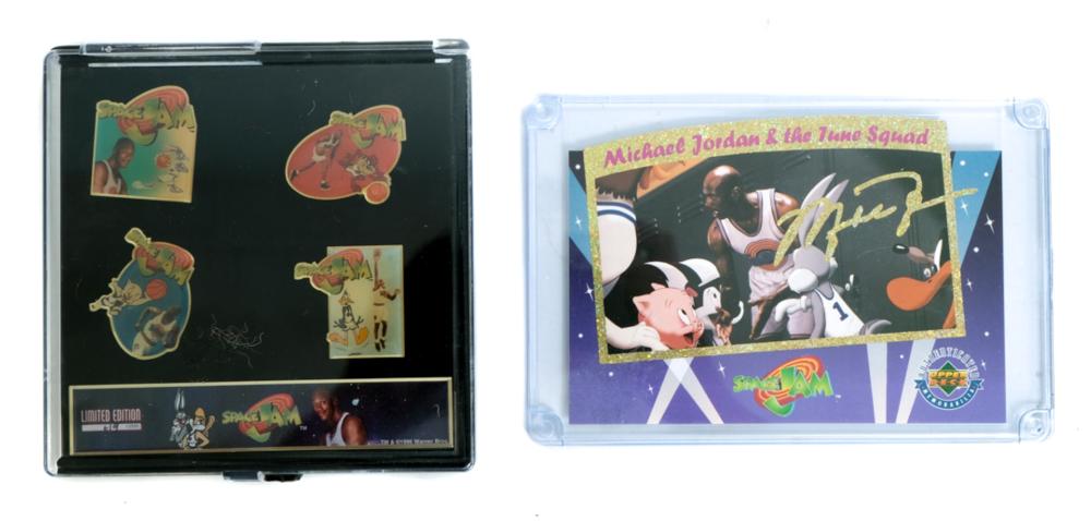 Appraisal: MICHAEL JORDAN TUNE SQUAD SPACE JAM - PIECESAuthentic Upper Deck