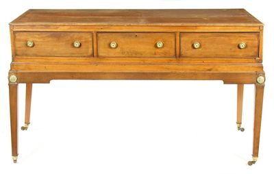 Appraisal: A mahogany serving table converted from an early th century