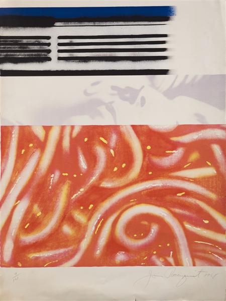 Appraisal: JAMES ROSENQUIST AMERICAN B FOREHEAD I Colour lithograph on arches