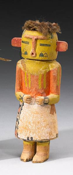 Appraisal: A Hopi kachina doll Representing Heheya with characteristic T nose