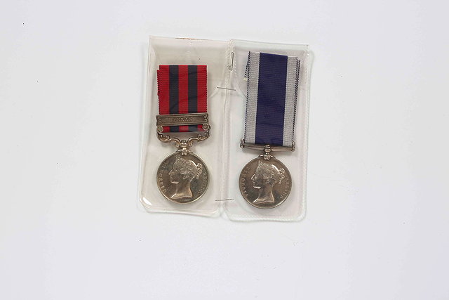 Appraisal: A PAIR OF MEDALS awarded to Edward Carter consisting of