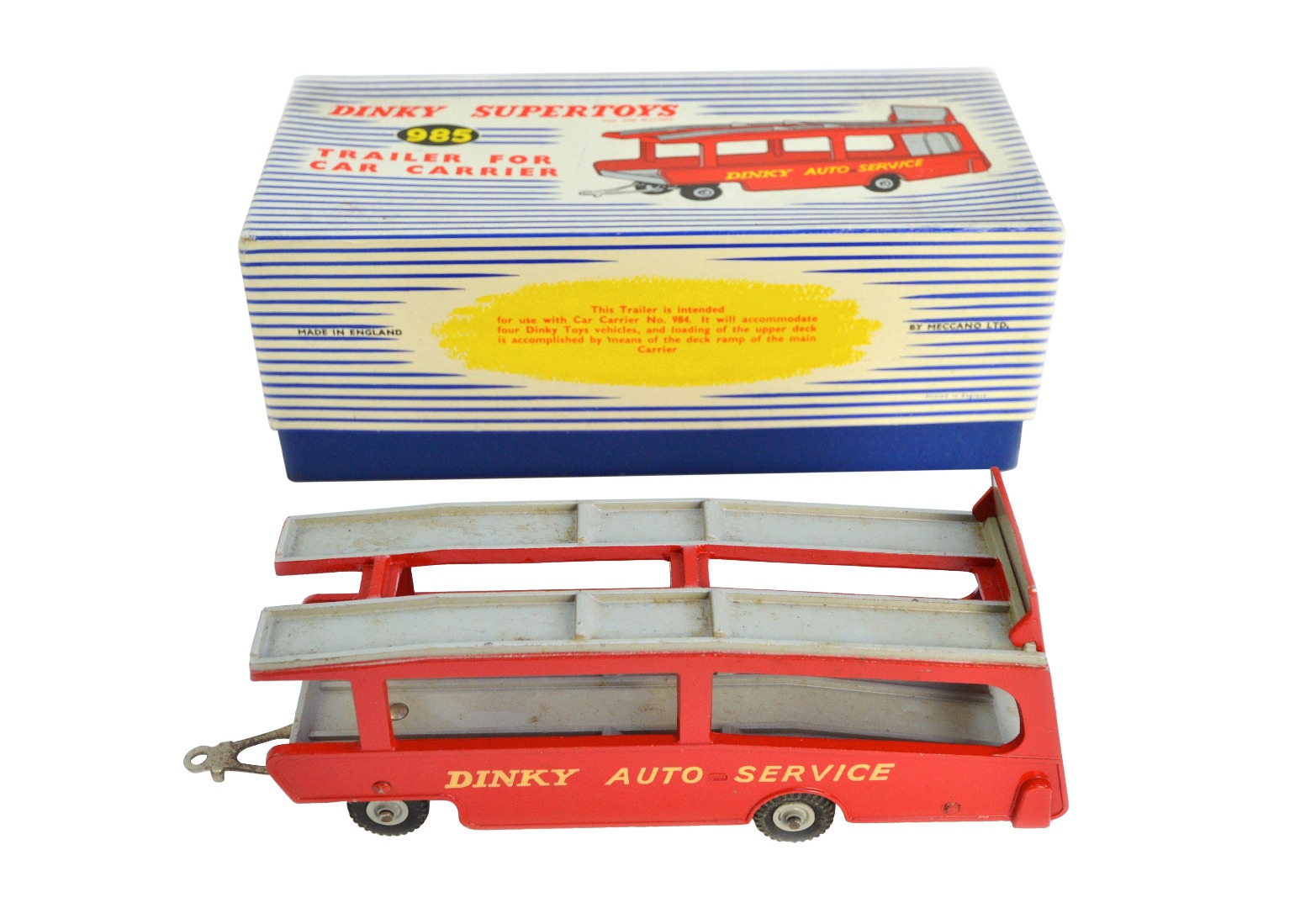 Appraisal: A Dinky Supertoys trailer for car carrier boxed Illustrated