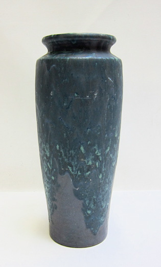 Appraisal: ARTS CRAFTS POTTERY VASE in a cylindrical slightly tapering form