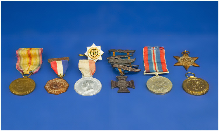 Appraisal: Collection Of Six Mixed Medals Comprising Two - Great War