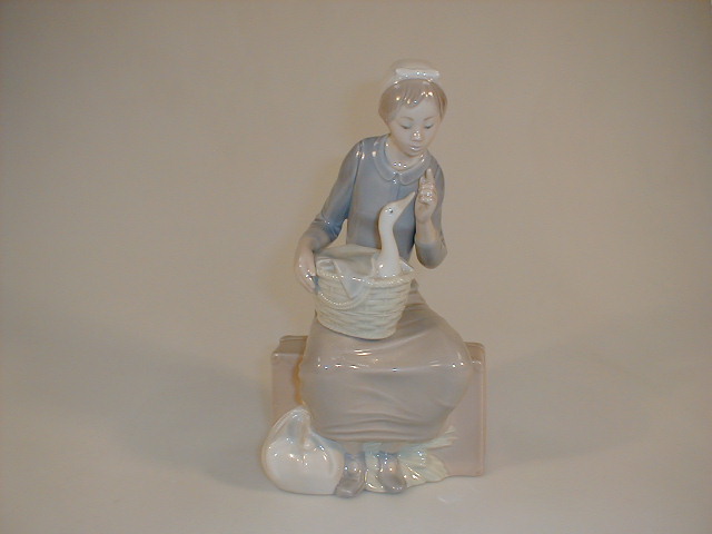 Appraisal: A Nao by Lladro figure of a young lady with