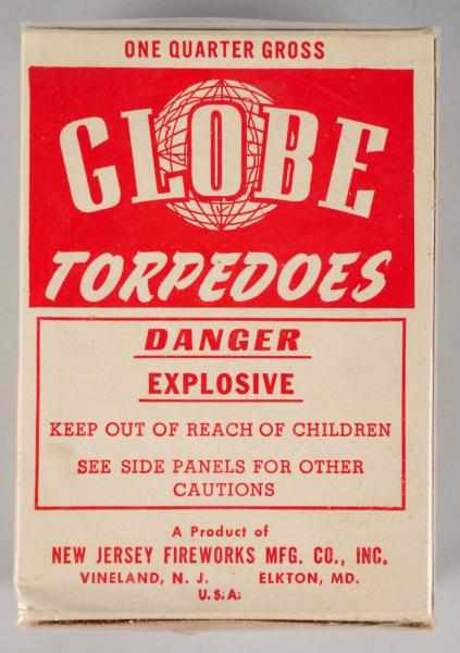 Appraisal: Globe Torpedoes Gross Class Manufactured by New Jersey Fireworks Mfg