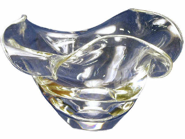 Appraisal: Fine Steuben marked iris bowl designed by Katherine De Sousa