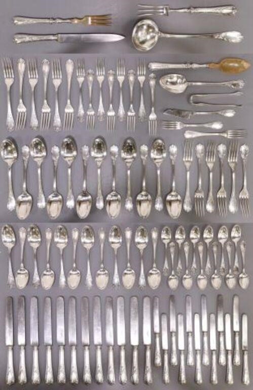 Appraisal: lot of French silverplate flatware service Orfevrerie Christofle in the