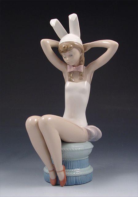 Appraisal: LLADRO BUNNY Retired '' h x ''