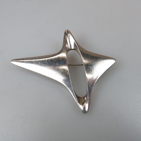 Appraisal: Georg Jensen Danish Sterling Silver Brooch post designer Henning Koppel