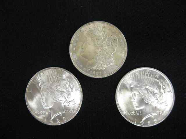 Appraisal: Uncirculated Silver Dollars