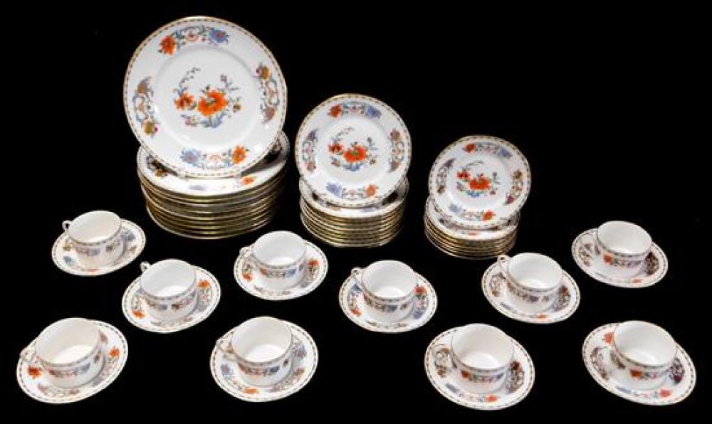 Appraisal: CHINA Limoges Ceralene pattern dinnerware pieces including ten dinner plates