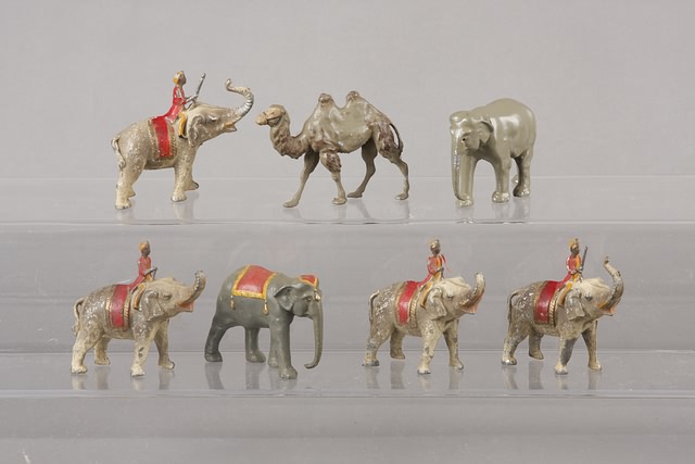 Appraisal: Lot of Britains zoo and circus animals elephants and camel