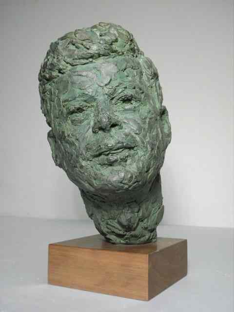 Appraisal: Alvastone replica bust of John F Kennedy John F Kennedy