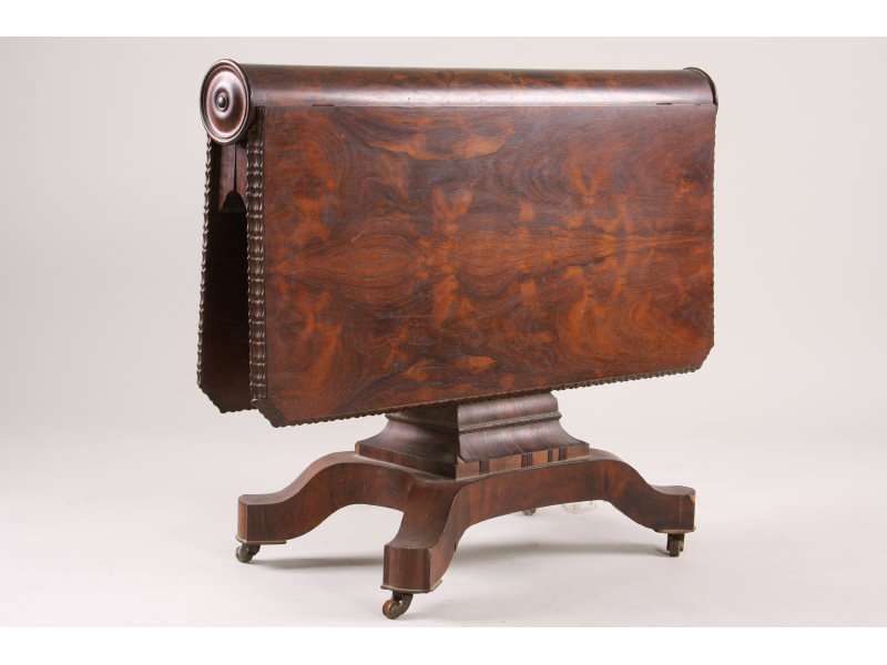 Appraisal: Classical Sunderland Table American ca rosewood veneer with white pine