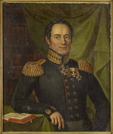 Appraisal: TH CENTURY CONTINENTAL SCHOOL HALF-LENGTH PORTRAIT OF A GENTLEMAN IN