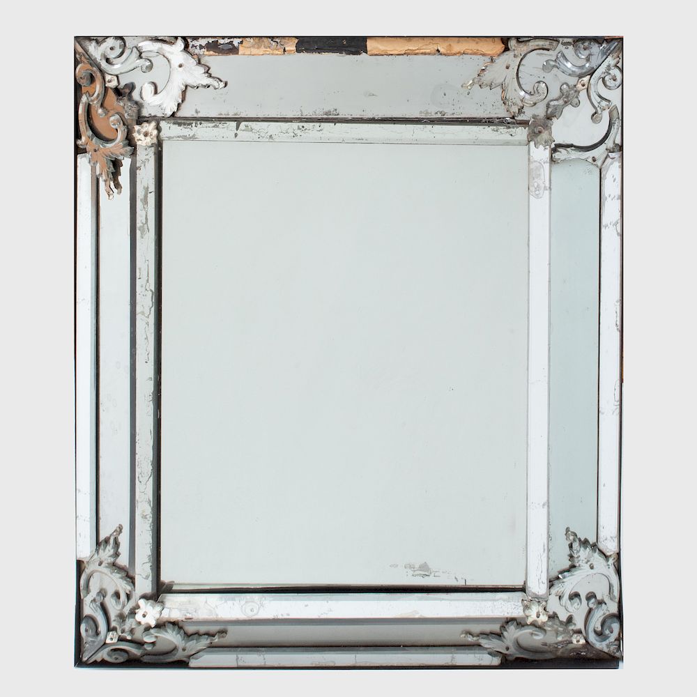 Appraisal: Venetian Beveled Glass Mirror x in Property from the Estate