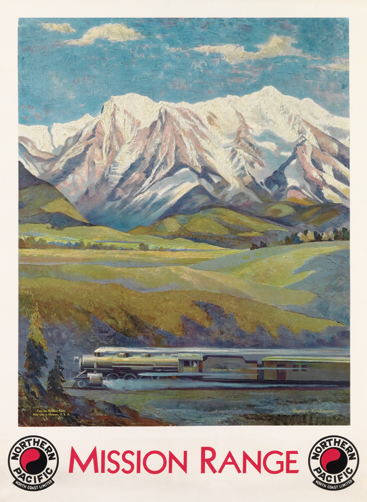 Appraisal: GUSTAV W KROLLMANN - MISSION RANGE NORTHERN PACIFIC Circa x