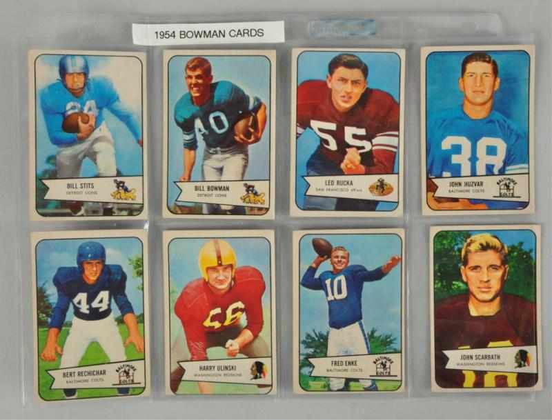 Appraisal: Lot of Bowman Football Cards Description Includes Hugh McElhenny and