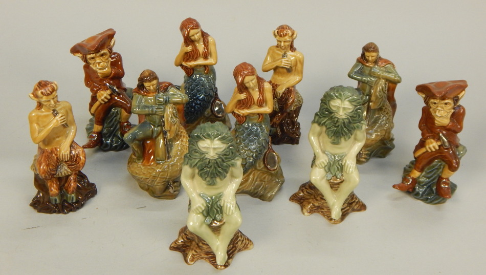 Appraisal: A collection of Wade porcelain figures from the British Myths