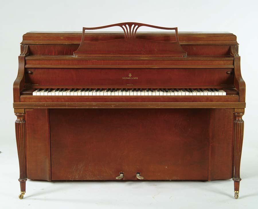 Appraisal: STEINWAY SONS CONSOLE PIANO Appears to be in a light