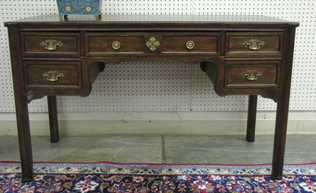 Appraisal: Davis Cabinet Company Period Style Mahogany Writing Desk with raised