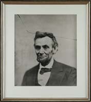 Appraisal: AFTER ALEXANDER GARDNER American - ABRAHAM LINCOLN A framed copy