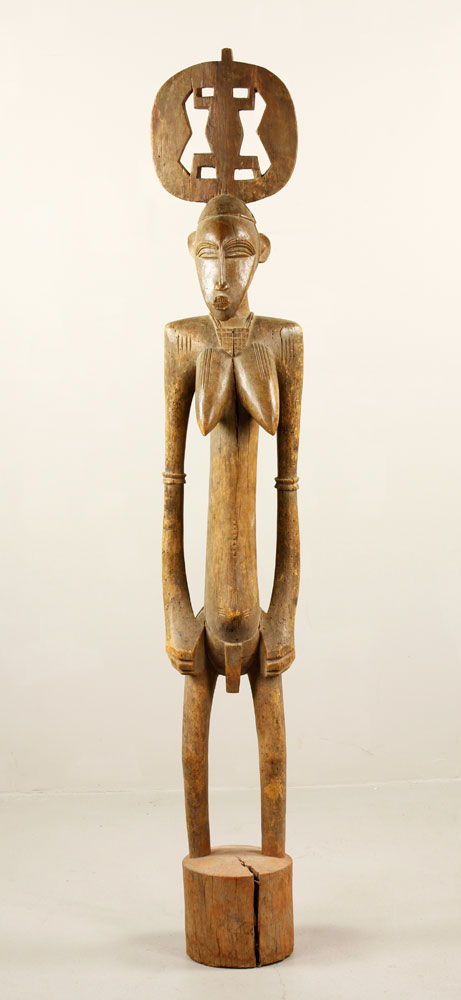 Appraisal: - Highly Important Senufo Female Ancestor Figure Bamana Tribe Highly