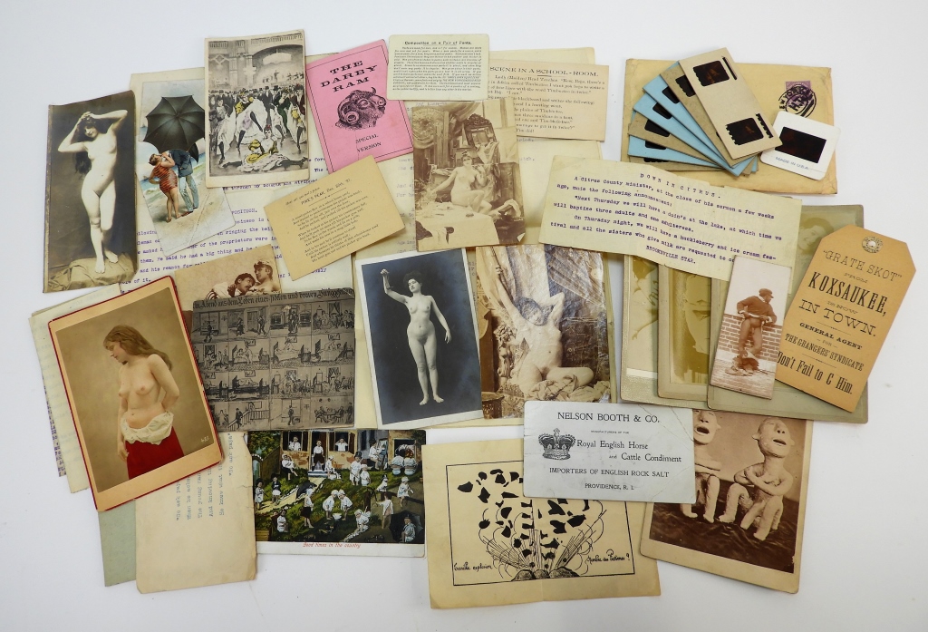 Appraisal: COLLECTION OF TURN OF THE CENTURY EROTIC EPHEMERA United States