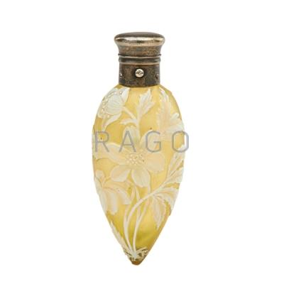 Appraisal: THOMAS WEBB Attr CUT CAMEO GLASS SCENT BOTTLE Condition Report