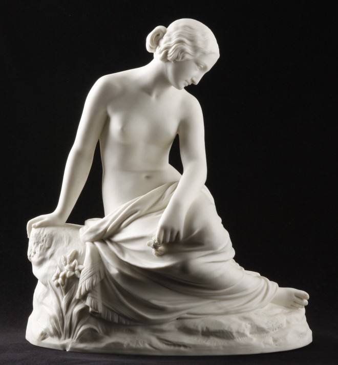 Appraisal: Classical female form t marked Minton and W Calder Marshall