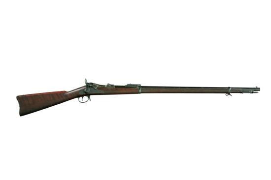 Appraisal: SPRINGFIELD TRAPDOOR RIFLE Marked US Model on breech plug -