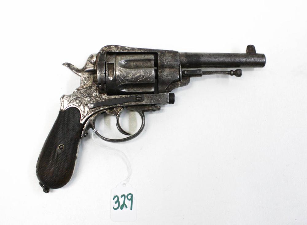 Appraisal: ANTIQUE AUSTRIAN GASSER MODEL DOUBLE ACTION REVOLVER X MM caliber