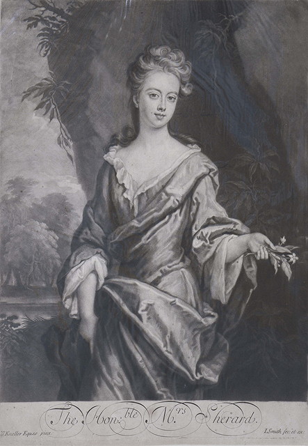 Appraisal: I SMITH AFTER SIR GODFREY KNELLER'The Honourable Mrs Sherard mezzotint