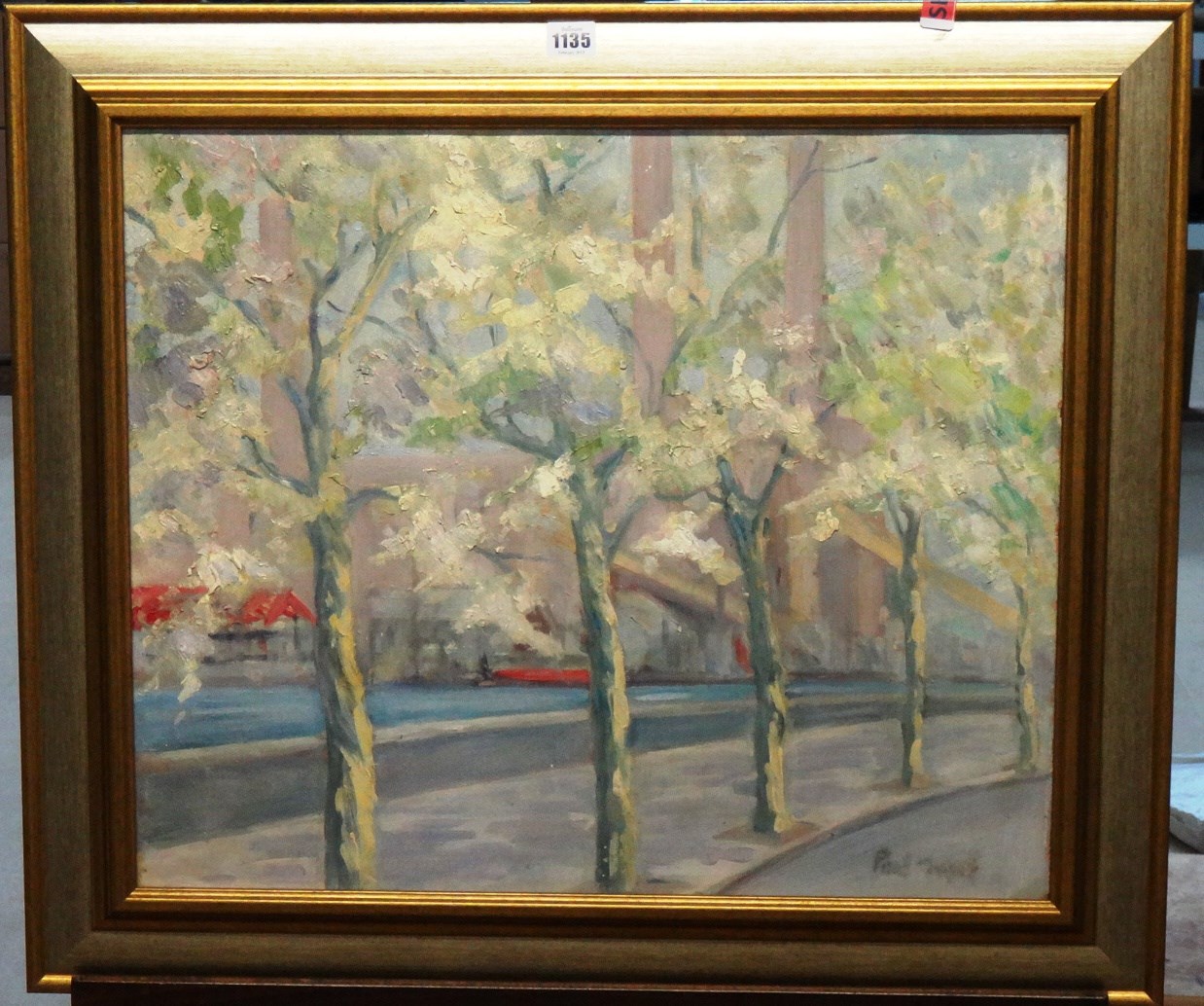 Appraisal: Attributed to Paul Maze - Trees in blossom oil on