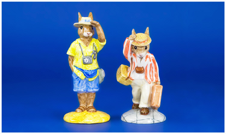 Appraisal: Royal Doulton Bunnykins 'Tourist' with certificate plus 'Father of theYear