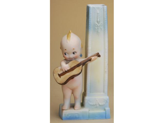 Appraisal: Rose O'Neill Action Kewpie Vase Germany ca all bisque action