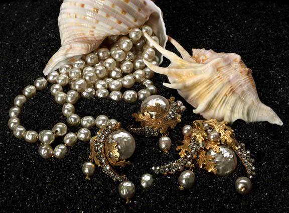 Appraisal: Miriam Haskell Rope -Length Strand of Faux Pearls ca composed