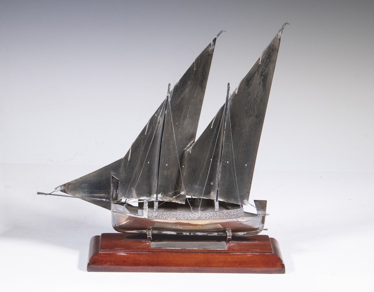 Appraisal: SILVER MALTESE YACHT RACING TROPHY Rolex Middle Sea Race Maltese