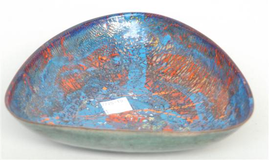 Appraisal: MURANGI DOROTHY Enameled bowl in a modern design X