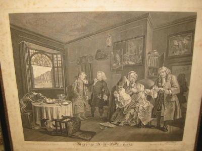 Appraisal: AFTER WILLIAM HOGARTH Marriage a La Mode set of six