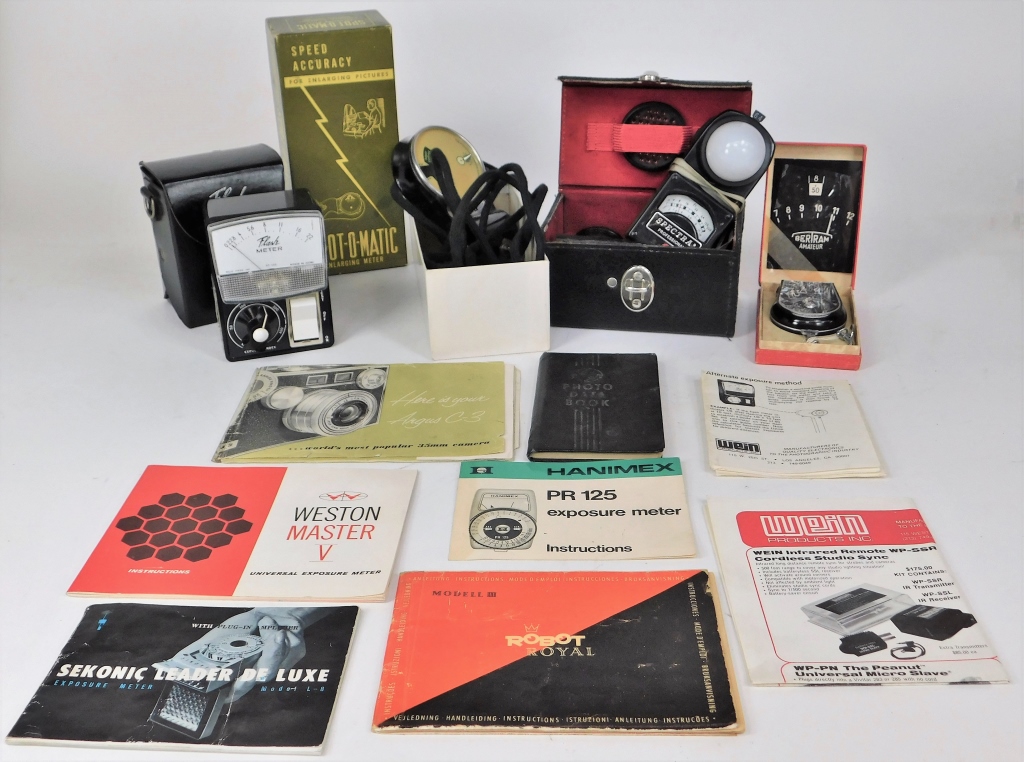 Appraisal: GROUP OF VINTAGE FILM EXPOSURE METERS Group of Vintage Film