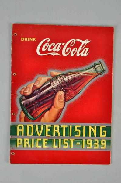 Appraisal: Coca-Cola Advertising Price List Book Lots of wonderful color signs