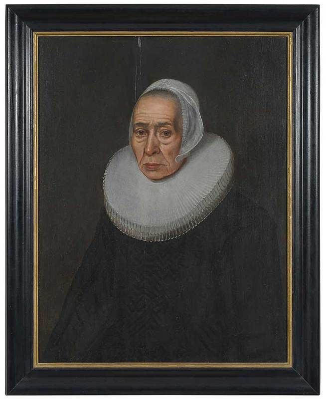 Appraisal: Dutch School Portrait th century Portrait of an Older Woman