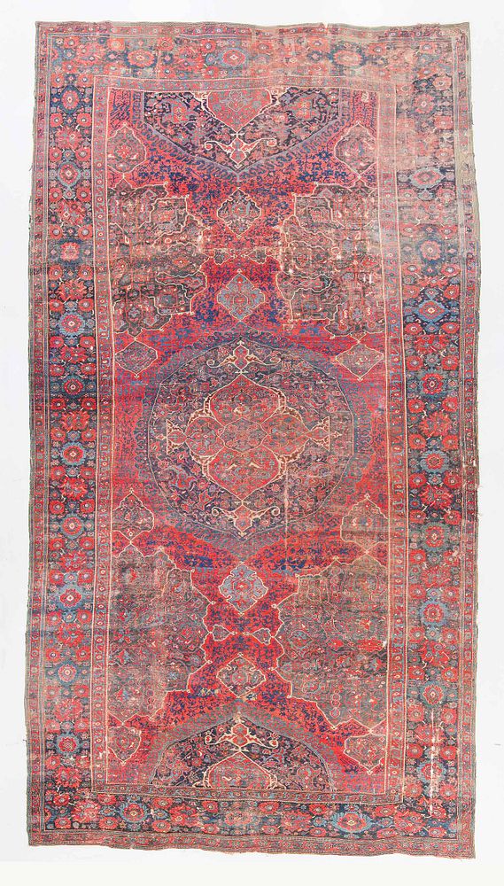 Appraisal: th Century Oushak Medallion Rug ' '' x ' ''