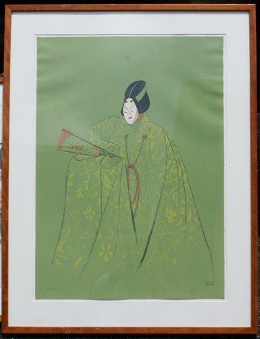 Appraisal: HIRSCHFELD Al American - Kabuki Hanjo- From The Kabuki Theater