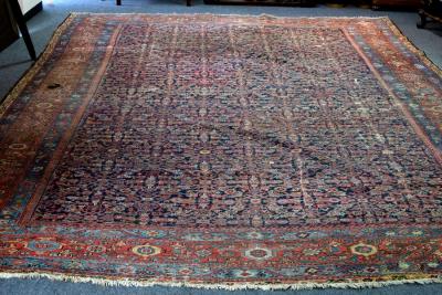 Appraisal: A Fereghan carpet North West Persia with an all-over Herati