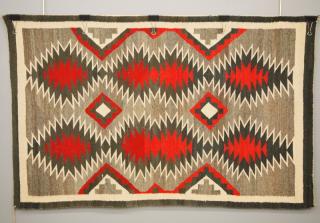 Appraisal: Navajo weaving rug A x ' mid th century Navajo